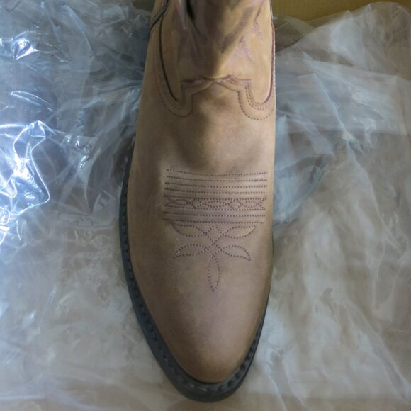 Durango Men's 12" Tan Pull On Leather Western Boots - Size 11D US New - Picture 6 of 8